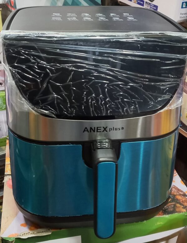 Anex Plus Imported Air Fryer - 12L Capacity, 2500W Power | Double Heater with Metal Hardware Case | 0-60 Min Timer & Adjustable Temperature (80-200°C) - Image 2