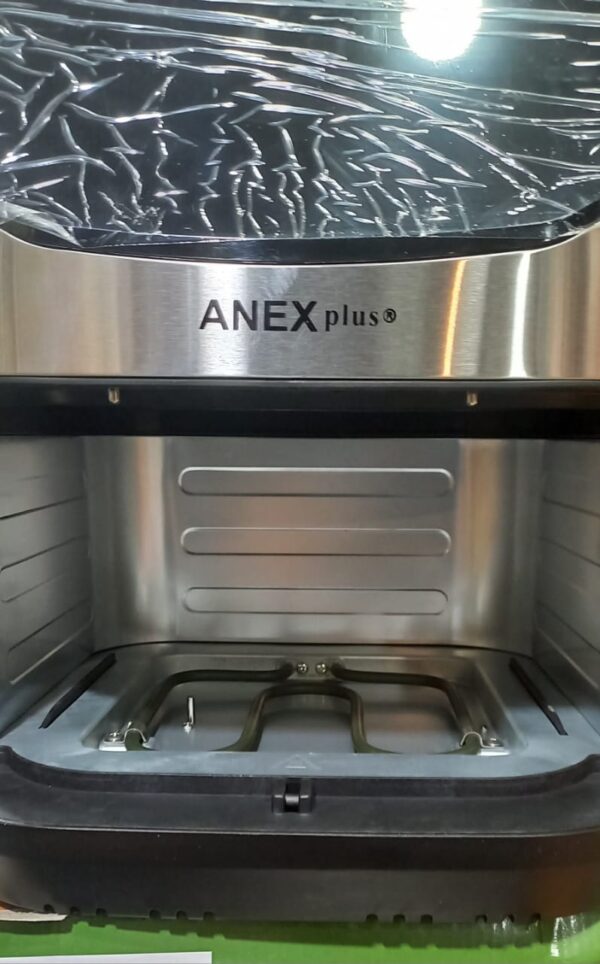 Anex Plus Imported Air Fryer - 12L Capacity, 2500W Power | Double Heater with Metal Hardware Case | 0-60 Min Timer & Adjustable Temperature (80-200°C) - Image 3