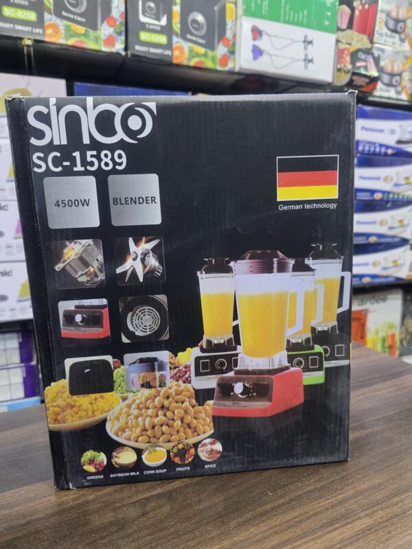 Sinbo - Premium Electric Blender & Chopper – German Engineered Precision for Effortless Cooking & Smoothies - 4500W - SC -1589 - Image 7